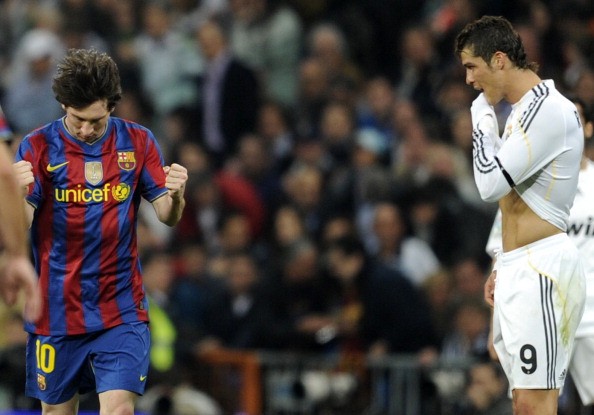 Trước đó, các CĐV Barcelona từng nhiều lần hô tên Messi để chọc tức Ronaldo...